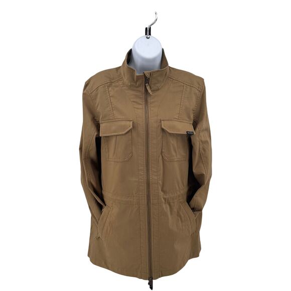 5.11 Tactical Full Zip Tatum Jacket WMN Green M Field Back Slit High Neck Zipper - Picture 1 of 16
